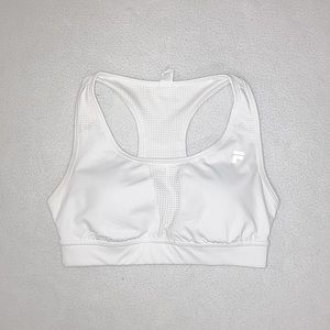 White sports bra